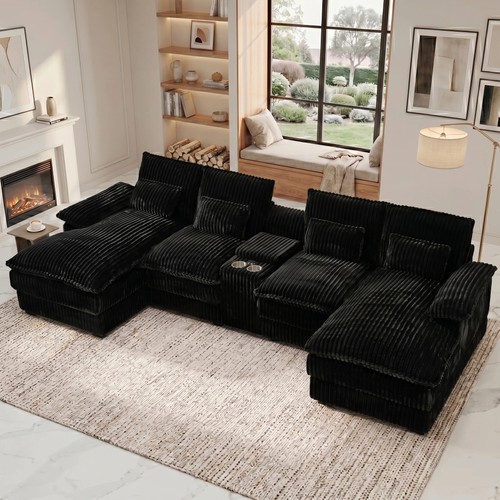 124 modern chenille black - 124",